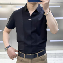 Men's Business Casual Patchwork Shirt (BUY 2 FREE SHIPPING)