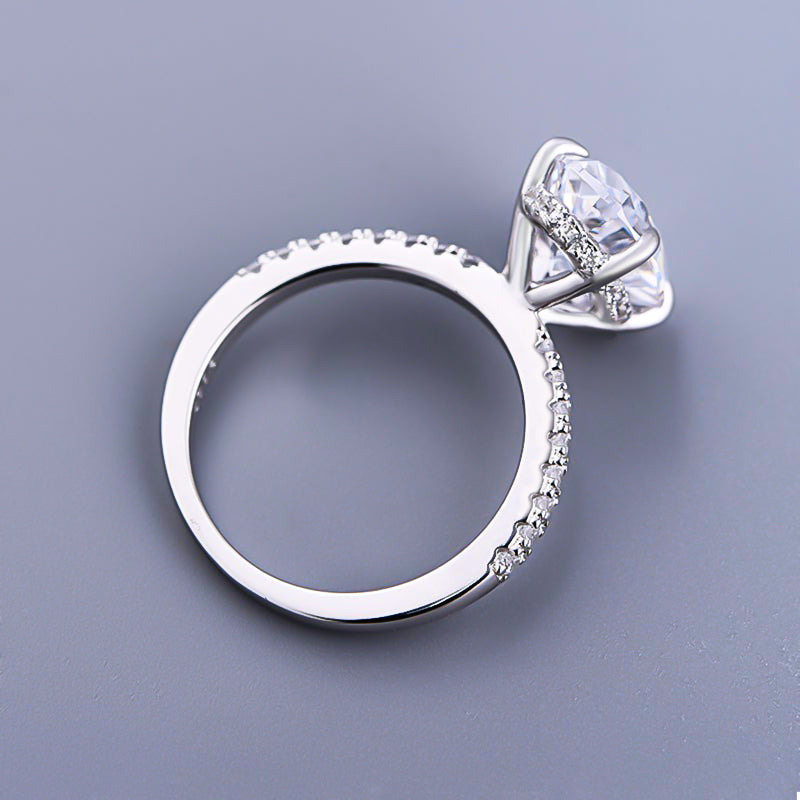 Klasszikus ovális gyűrű 925 ezüstből